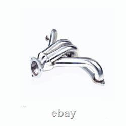 For 283-400 Small Block Chevy Street Rod SBC V8 Stainless Shorty Hugger Headers