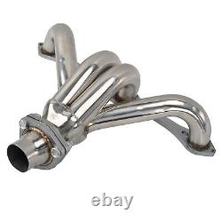 For 283-400 Small Block Chevy Street Rod SBC V8 Stainless Shorty Hugger Headers