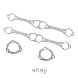 For 283-400 Small Block Chevy Street Rod SBC V8 Stainless Shorty Hugger Headers