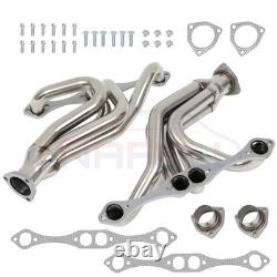 For 55-57 Small Block Chevy Car 150 210 Bel Air V8 4.6 Exhaust Headers Stainless