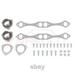 For 55-57 Small Block Chevy Car 150 210 Bel Air V8 4.6 Exhaust Headers Stainless