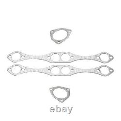 For 55-57 Small Block Chevy Car 150 210 Bel Air V8 4.6 Exhaust Headers Stainless