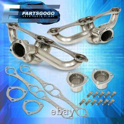 For 55-91 Chevy Small Block 350 305 327 SBC Stainless Exhaust Hugger Headers Kit