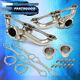 For 55-91 Chevy Small Block 350 305 327 SBC Stainless Exhaust Hugger Headers Kit