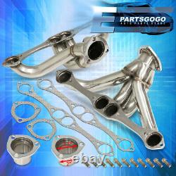 For 55-91 Chevy Small Block 350 305 327 SBC Stainless Exhaust Hugger Headers Kit