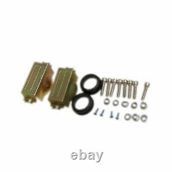 For 58-86 SBC Chevy Finned Tall Valve Covers & 15 Air Cleaner & Breather Kit