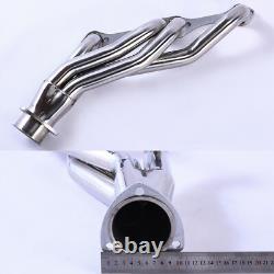 For Chevy 265-400 V8 Small Block SBC Stainless Steel Shorty Manifold Header