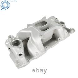 For Chevy 350 1955-1995 Small Block Aluminum Dual Plane Air Gap Intake Manifold