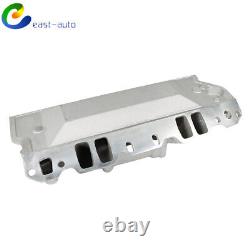 For Chevy 350 1955-1995 Small Block Aluminum Dual Plane Air Gap Intake Manifold