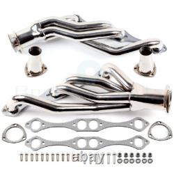 For Chevy SBC Small Block A/F/G Body 5.0 5.7L Stainless Clipster Exhaust Header