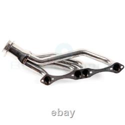 For Chevy SBC Small Block A/F/G Body 5.0 5.7L Stainless Clipster Exhaust Header
