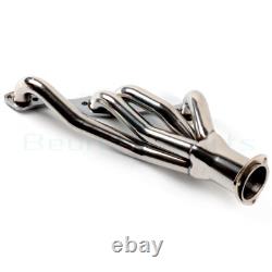 For Chevy SBC Small Block A/F/G Body 5.0 5.7L Stainless Clipster Exhaust Header