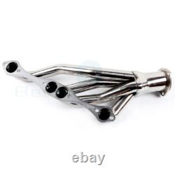 For Chevy SBC Small Block A/F/G Body 5.0 5.7L Stainless Clipster Exhaust Header