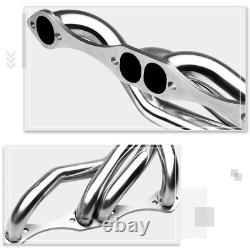 For Chevy SBC Small Block A/F/G Body V8 Stainless Steel Clipster Exhaust Header