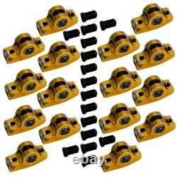 For Chevy Small Block Aluminum Self-aligning Roller Rockers Arms 1.5 Ratio 3/8