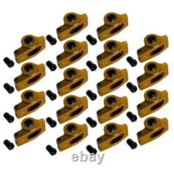 For Chevy Small Block Aluminum Self-aligning Roller Rockers Arms 1.5 Ratio 3/8