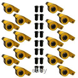 For Chevy Small Block Aluminum Self-aligning Roller Rockers Arms 1.5 Ratio 3/8
