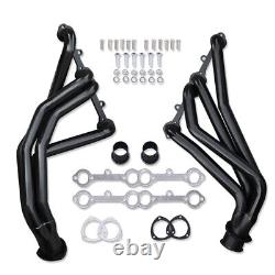 For Chevy Small Block GMC 265 350ci Blazer/Jimmy 1966-87 Headers Long Tube Black