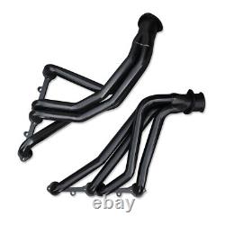 For Chevy Small Block GMC 265 350ci Blazer/Jimmy 1966-87 Headers Long Tube Black