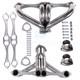 For Chevy Small Block Hugger 262-400 305 Stainless Head Exhaust Manifold Header