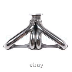 For Chevy Small Block Hugger 262-400 305 Stainless Head Exhaust Manifold Header