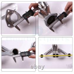 For Chevy Small Block Hugger 262-400 305 Stainless Head Exhaust Manifold Header