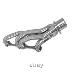 For Chevy Small Block Hugger 327 305 350 Stainless Head Exhaust Manifold Headers