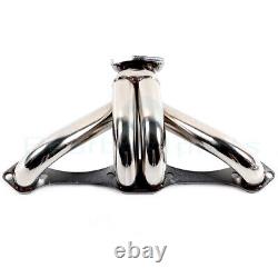 For Chevy Small Block Hugger 327 305 350 Stainless Steel Header Manifold