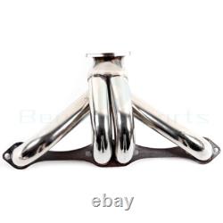 For Chevy Small Block Hugger 327 305 350 Stainless Steel Header Manifold