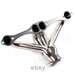 For Chevy Small Block Hugger 327 305 350 Stainless Steel Header Manifold