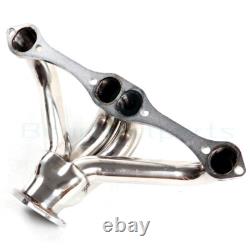 For Chevy Small Block Hugger 327 305 350 Stainless Steel Header Manifold