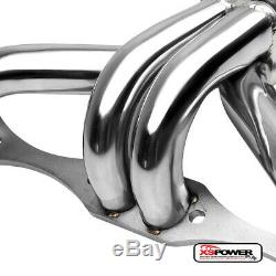 For Chevy Small Block Hugger Shorty Stainless Steel Header 327-350