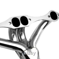 For Chevy Small Block Hugger Shorty Stainless Steel Header 327-350