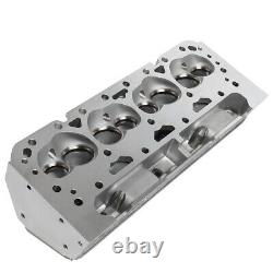 For Chevy Small Block SBC 302/327/350/383/400 68cc Aluminum Cylinder Head Angled
