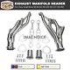 For Chevy Small Block SB V8 262 265 283 305 327 350 400 Exhaust Manifold Header