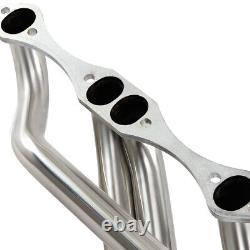 For Chevy Small Block Sbc 2X4-1 Stainless Steel Exhaust Manifold Header+Gasket
