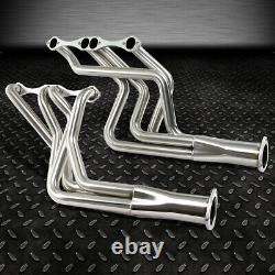 For Chevy Small Block Sbc Stainless Steel Long Tube Exhaust Manifold Header