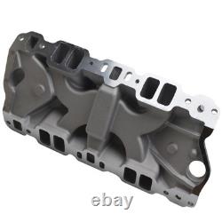 For SBC Small Block Chevy 305 327 350 400 intake manifold Dual Plane
