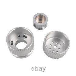 For SBC Small Block Chevy 305 350 Billet Aluminum Gilmer Belt Drive Pulley Kit