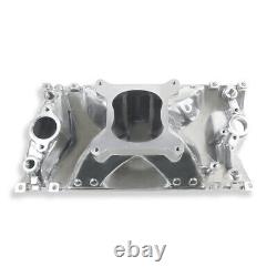 For SBC Small Block Chevy 350 383 High Rise Vortec Intake 3000-7500+Rpm Polished