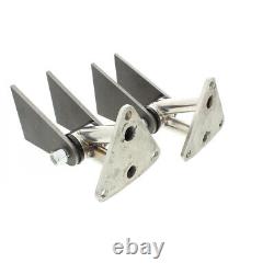 For Small & Big Block Chevy Polished Stainless Engine Motor Mounts SBC350 BBC454