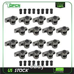 For Small Block Chevy 1.5 3/8 Stainless Steel Roller Rocker Arms SBC 305 350 400