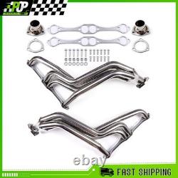 For Small Block Chevy 265-400 V8 Racing Exhaust Manifold Fat Fender Well Header