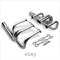 For Small Block Chevy 265-400 V8 T-bucket Roadster Rod Stainless Manifold Header
