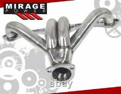 For Small Block Chevy 283 305 350 400 Truck Van Stainless Steel Header