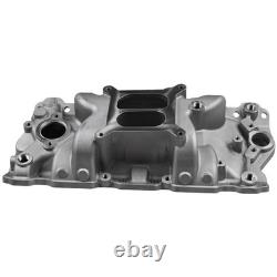 For Small Block Chevy 305 327 350 400 62-95 High Rise Dual Plane Intake Manifold