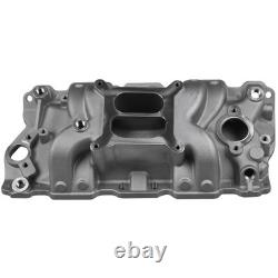 For Small Block Chevy 305 327 350 400 62-95 High Rise Dual Plane Intake Manifold