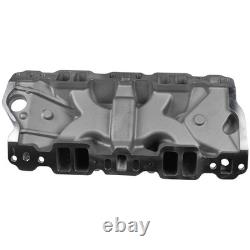 For Small Block Chevy 305 327 350 400 62-95 High Rise Dual Plane Intake Manifold