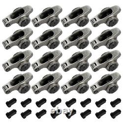 For Small Block Chevy 350 327 400 V8 Self-Aligning Rocker Arm Set 1.5 Ratio 3/8