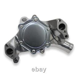 For Small Block Chevy 350 Long Water Pump LWP High Volume Polished Aluminum